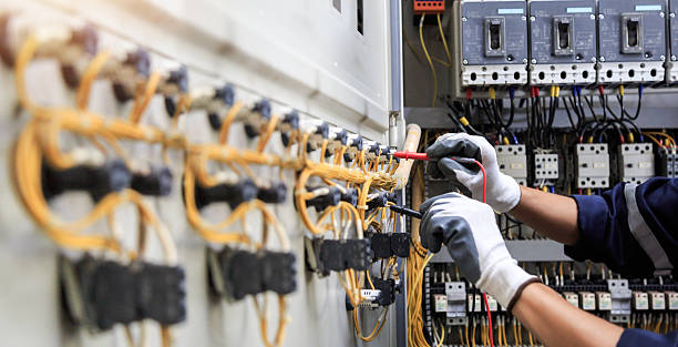 Professional Electrician technician working in Marion, KS